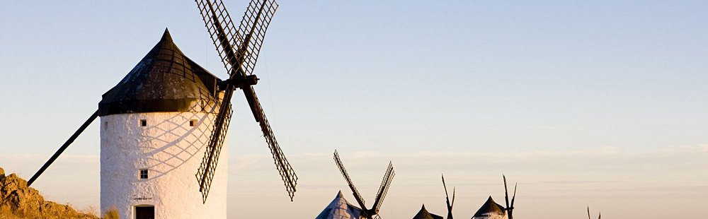 Les moulins de la Mancha