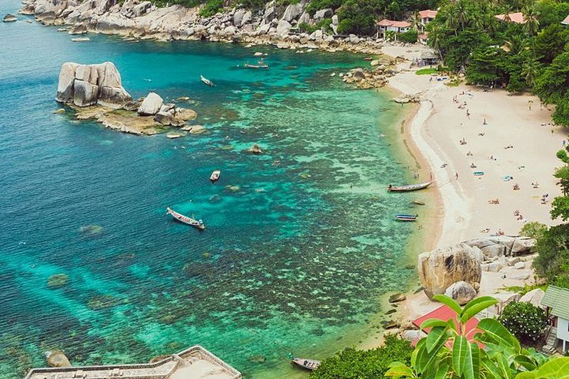 plage La plage de Tanote Bay à Koh Tao