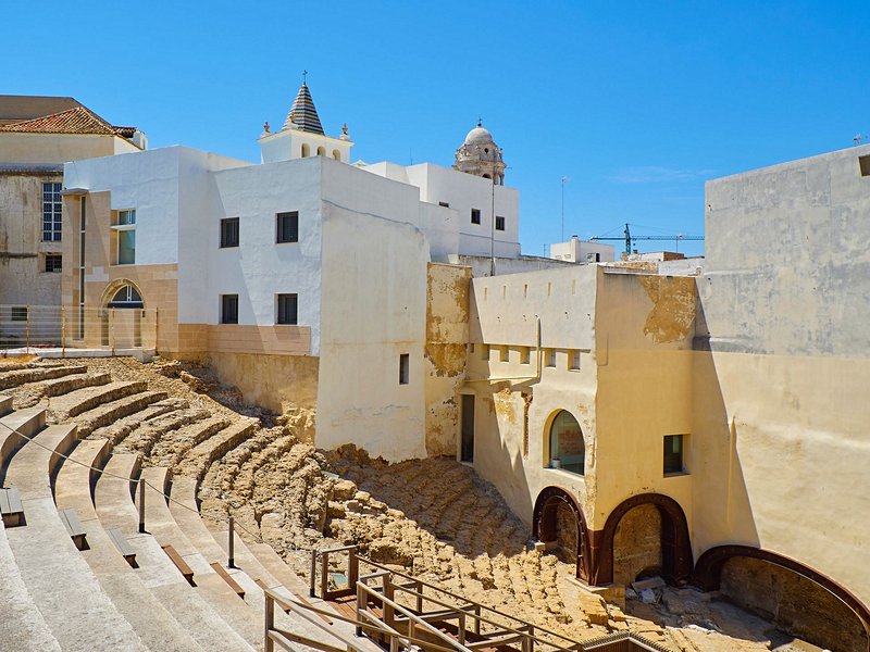Le théâtre romain et le site archéologique de Cadix