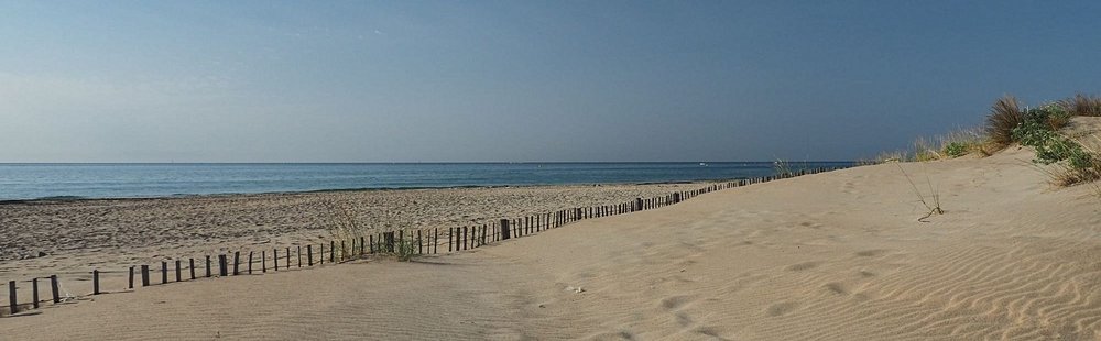 La plage du Robinson à Marseillan