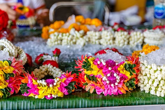 Marché aux fleurs Pak Klong Talat