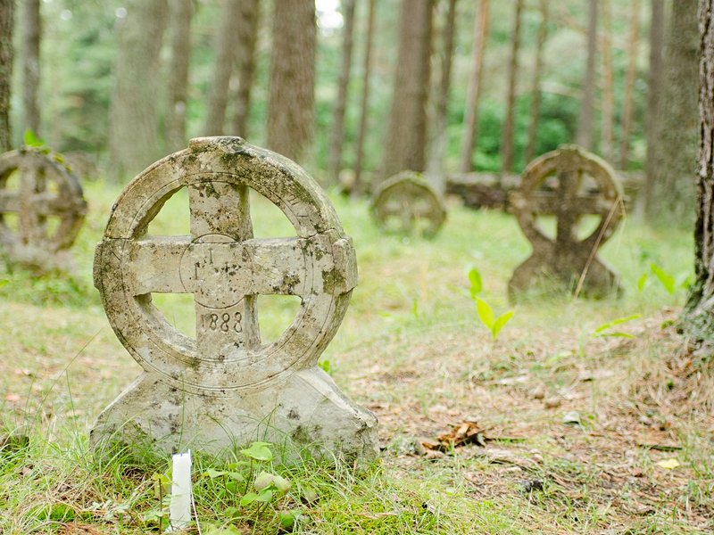 Le cimetière de Vormsi 