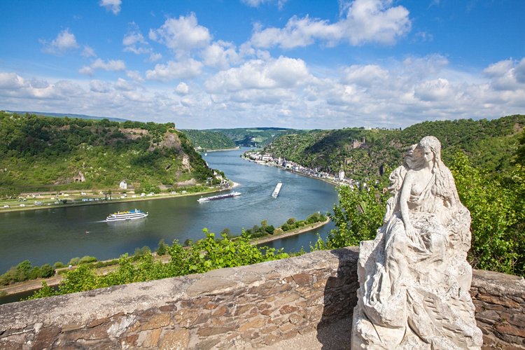 La rando des poètes : les trois châteaux et le rocher de la Loreley 2