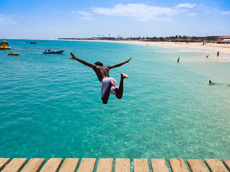 Plage de Santa Maria, île de Sal
