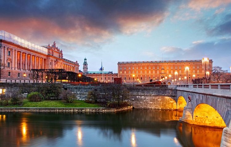 Le palais royal de Stockholm