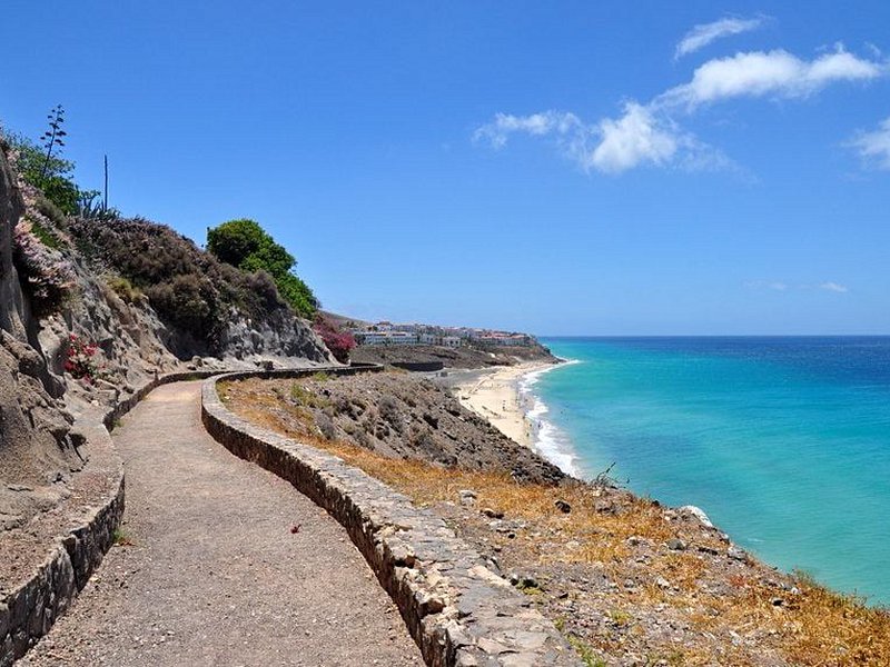 La piste des falaises de El Cotillo