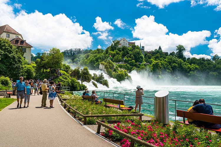 Les chutes du Rhin ou Rheinfall