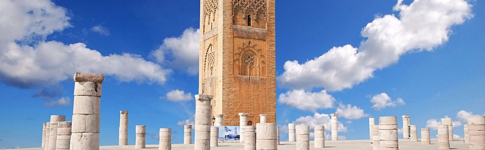 La tour Hassan et le Mausolée de Mohammed V