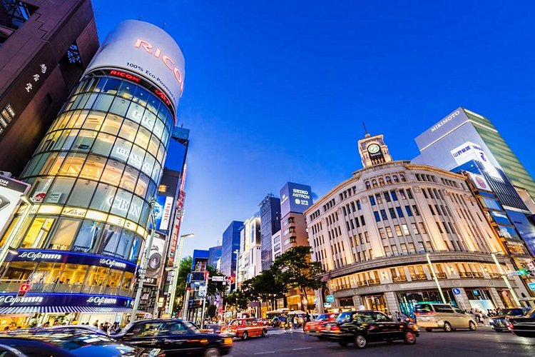 Ginza et ses magasins très chics