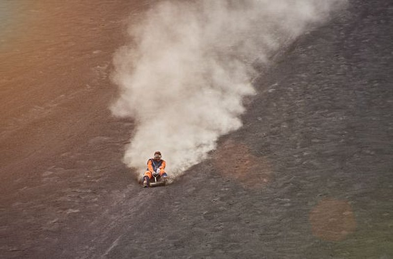 Descendre en luge le volcan Cerro Negro