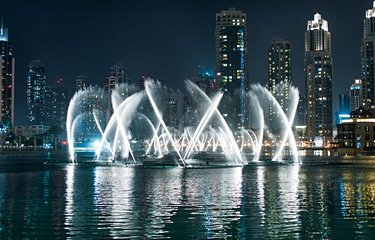 La fontaine de Dubaï