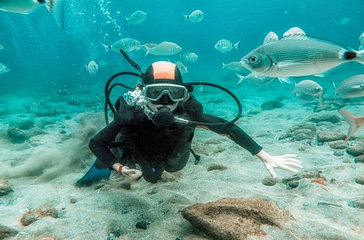 Faire de la plongée sous-marine
