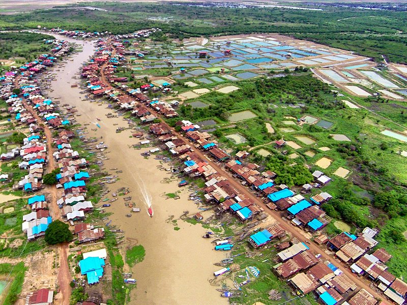 Village de Kompong Khleang