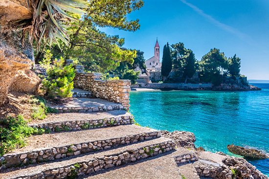 L’île de Brac et la plage de Zlatni Rat