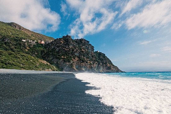 La plage de Nonza