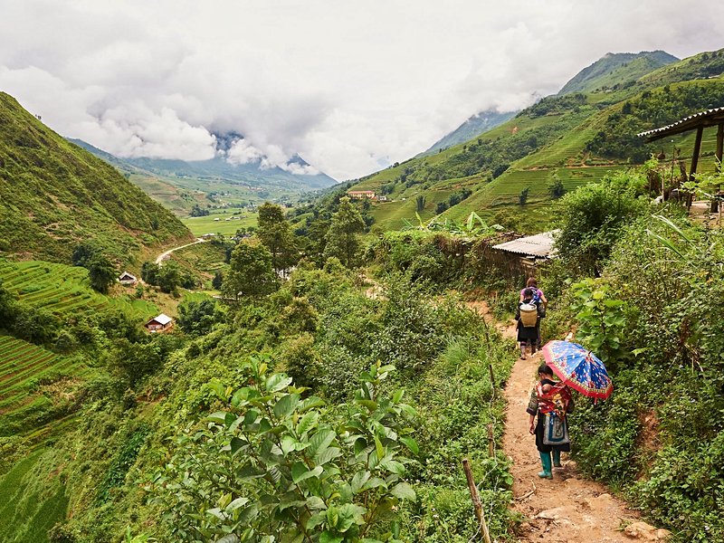 Les villages de la vallée de Muong Hoa