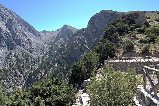 Départ des Gorges de Samaria (Xyloskalo)