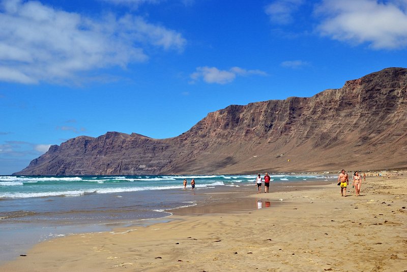 plage La playa de Famara