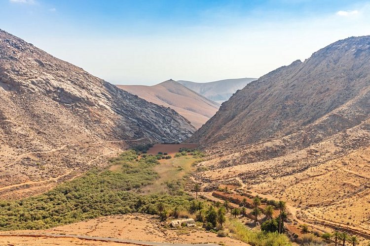 La route du mirador de Las Peñitas