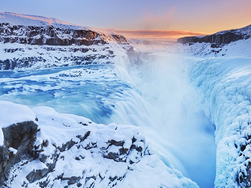 Grand canyon de glace