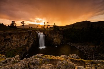 Red Waterfall
