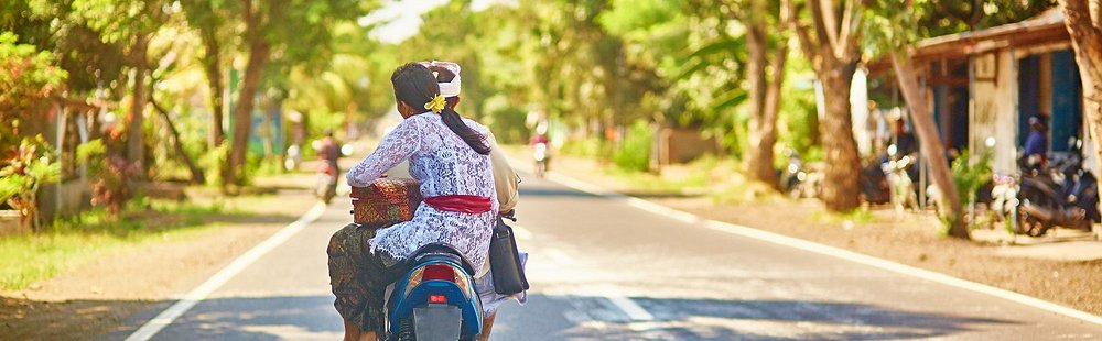 Les balades en scooter