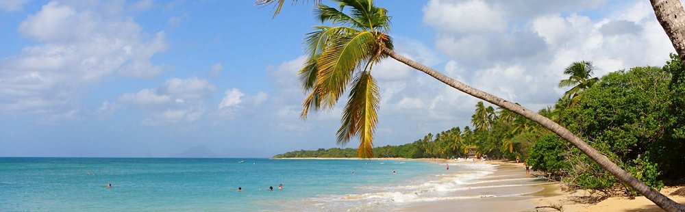 La plage de la Grande Anse des Salines