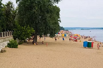 Les plages de la Volga