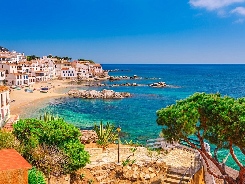 La plage de Calella de Palafrugell