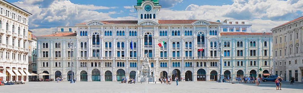 La piazza Unità d'Italia