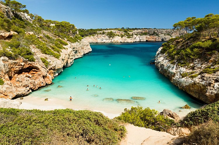 La plage de Caló des Moro 3