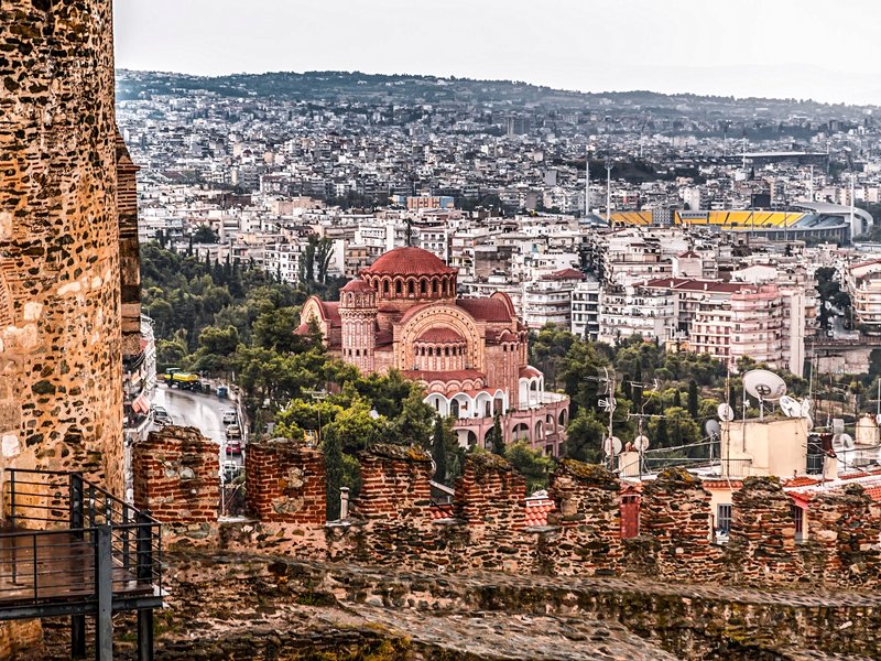 Ano Poli, la vieille ville de Thessalonique et ses remparts