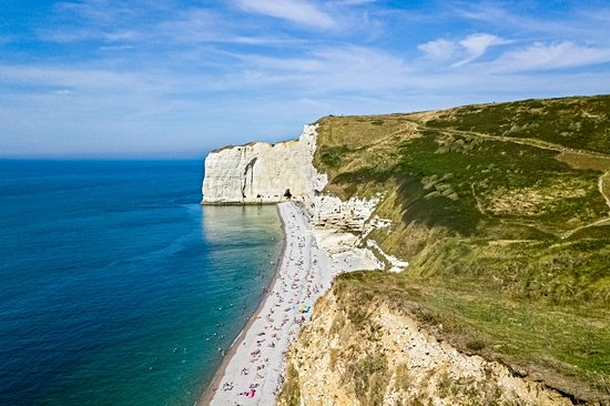 La plage d’Antifer - Le Tilleul