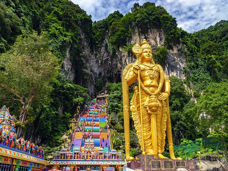 Le Thaipusam aux grottes de Batu
