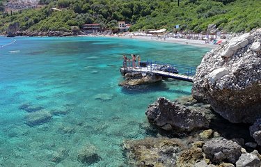 La plage de Drobni Pijesak 