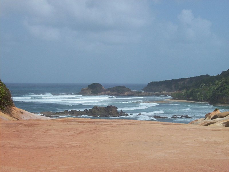 plage Pointe Baptiste et les Red Rocks