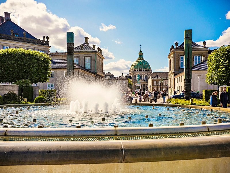 Le palais royal d’Amalienborg