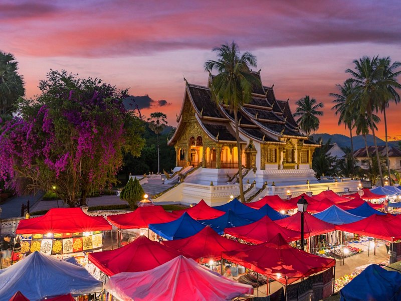 Marché de nuit de Luang Prabang