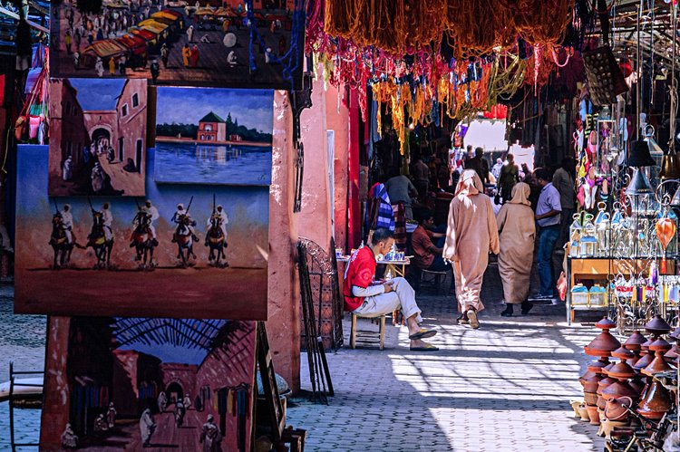 Souk de Marrakech - Maroc