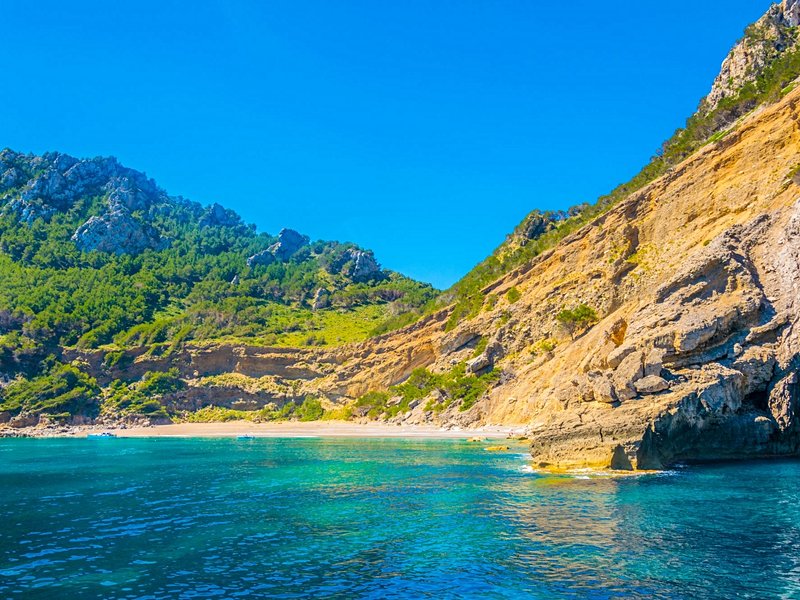 La plage de Coll Baix
