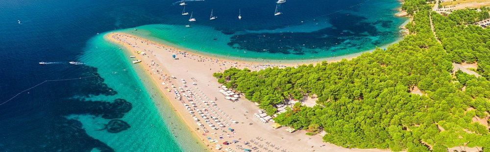 L’île de Brac et la plage de Zlatni Rat