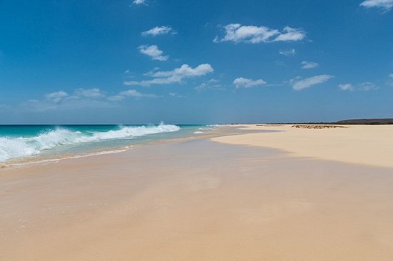 Plage de Santa Monica, île de Boa Vista