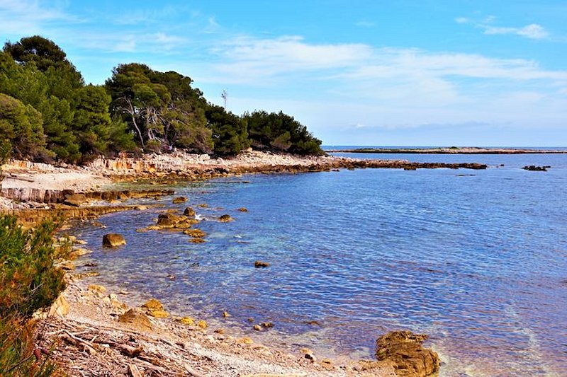 plage Plage de la crique Portet, Iles de Lérins