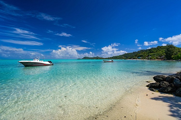 Plage de Matira, Bora-Bora, Polynésie française 2