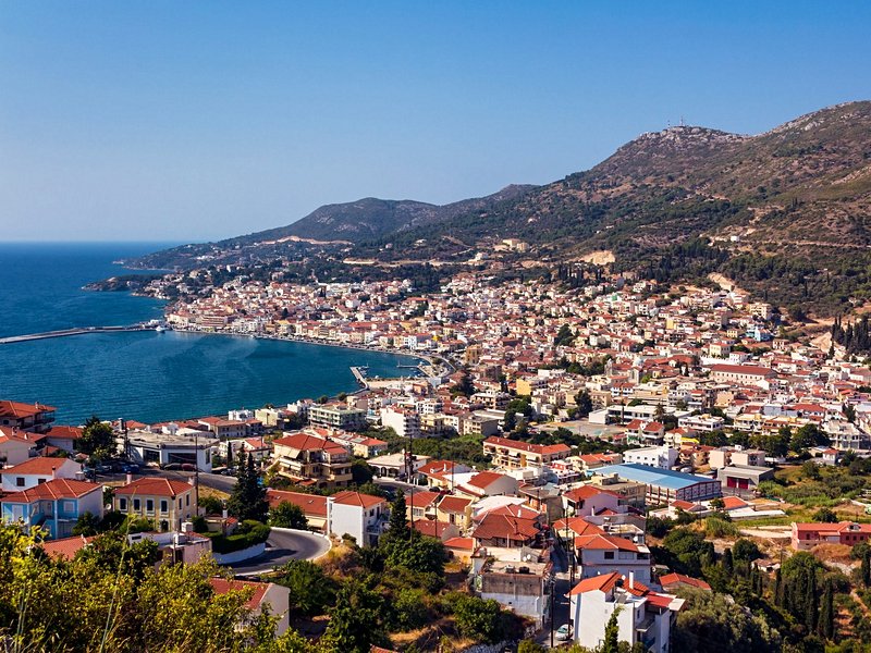 Vathy, port principal et capitale de Samos
