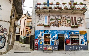 Les maisons peintes d'Orgosolo