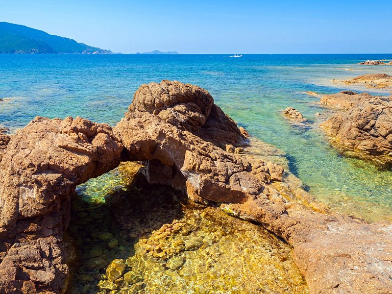 La plage de Capo di Feno, Ajaccio