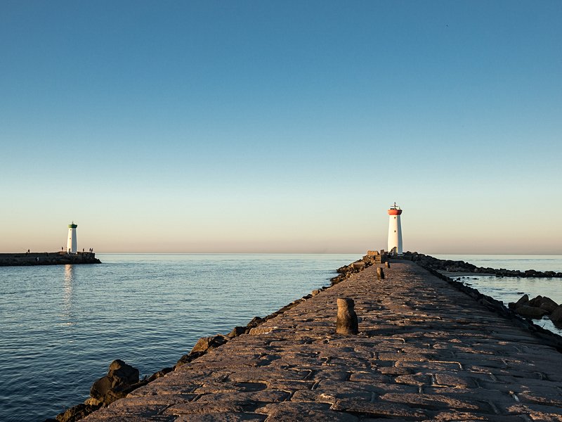 La plage de la Tamarissière à Agde
