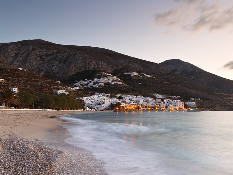Le port d'Aegiali
