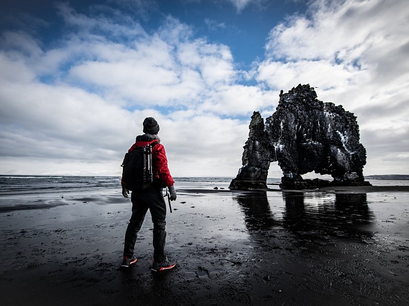 Le rocher de Hvitserkur